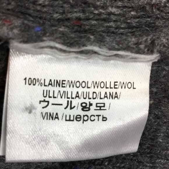 Armor Lux Gray Colored Knit 100% Wool Sweater Size 2/Medium - Picture 7 of 7